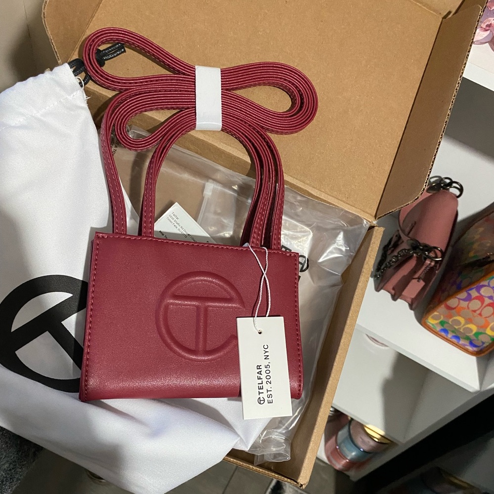 Oxblood small Telfar bag